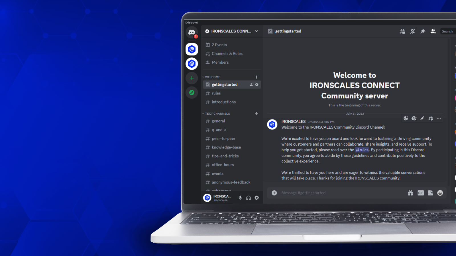 New IRONSCALES Discord Server Community for Customers and Partners